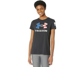 ロゴ Tシャツ アンダーアーマー レディース 【 UNDER ARMOUR NEW FREEDOM LOGO T-SHIRT / 】 レディースファッション トップス カットソー