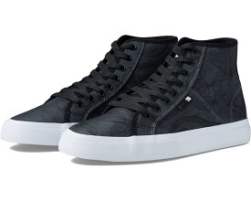 ディーシー 灰色 グレー スニーカー メンズ 【 DC MANUAL HI VEGAN / DARK GREY 】