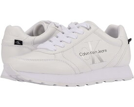 カルバンクライン 白色 ホワイト スニーカー レディース 【 CALVIN KLEIN CAYLE 2 / WHITE 】