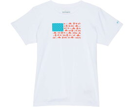 コロンビア Tシャツ スリーブ 白色 ホワイト グラフィック PFG™ 半袖 ジュニア キッズ 【 COLUMBIA KIDS TIDAL TEE HEART SHORT SLEEVE / WHITE FISH FRIENDS FLAG GRAPHIC 】 ベビー マタニティ トップス カットソー