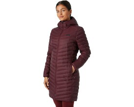 ヘリーハンセン フード付 ダウン ハイブリッド レディース 【 HELLY HANSEN VERGLAS HOODED DOWN HYBRID INSULATOR / HICKORY 】