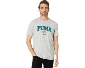 プーマ Tシャツ 灰色 グレー グレイ ヘザー メンズ 【 PUMA SQUAD TEE / LIGHT GRAY HEATHER 】 メンズファッション トップス カットソー