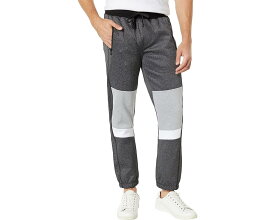 カールラガーフェルド ジョガーパンツ 黒色 ブラック 白色 ホワイト 灰色 グレー メンズ 【 KARL LAGERFELD PARIS COLOR-BLOCK JOGGERS / BLACK WHITE GREY 】 メンズファッション ズボン