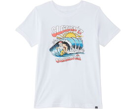 クイックシルバー 白色 ホワイト ジュニア キッズ 【 QUIKSILVER KIDS SLEIGHIN IT / WHITE 】 ベビー マタニティ トップス Tシャツ カットソー