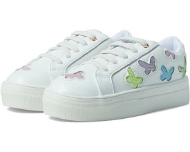 白色 ホワイト ジュニア キッズ 【 KURT GEIGER LONDON KIDS MINI LANEY BUTTERFLY / WHITE 】 ベビー マタニティ スニーカー