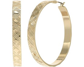 ラルフ ローレン フープ イヤリング ゴールド レディース 【 LAUREN RALPH LAUREN 40 MM TARTAN HOOP EARRINGS / GOLD 】 ジュエリー アクセサリー レディースジュエリー