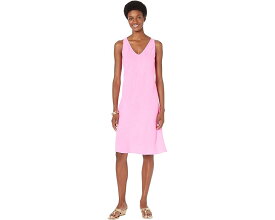 リリーピュリッツァー ノンスリーブ ドレス ピンク レディース 【 LILLY PULITZER FLORIN SLEEVELESS LINEN DRESS / PINK ISLE 】 レディースファッション