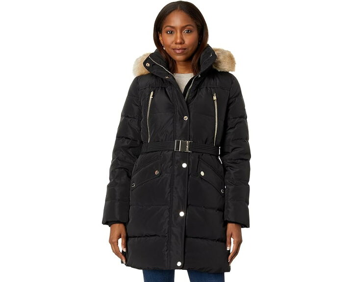 楽天市場】マイケルマイケルコース ダウン 黒色 ブラック レディース  