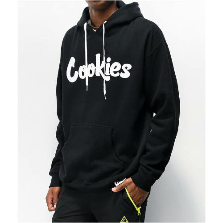 楽天市場】黒色 ブラック フーディー パーカー メンズ 【 COOKIES 