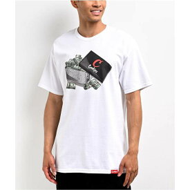 Cookies Clothing 【 Cookies Shoebox Money White T-Shirt Men's White 】 白色 ホワイト Tシャツ メンズファッション トップス Tシャツ カットソー メンズ 白色 ホワイト