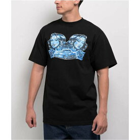 Hey Ruca 【 City Blues Black T-Shirt Men's Black 】 シティ ブルース 黒色 ブラック Tシャツ メンズファッション トップス Tシャツ カットソー メンズ 黒色 ブラック