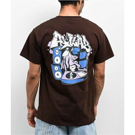 A.lab 【 Deejaylab Dark Brown T-Shirt Men's Dark Brown 】 茶色 ブラウン Tシャツ メンズ 茶色 ブラウン
