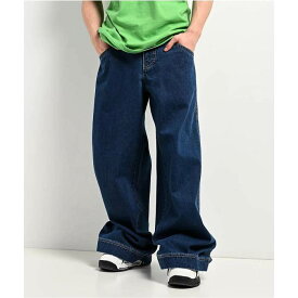 A.lab 【 Mega Rave Dark Blue Jeans Men's Dark Blue 】 メガ 青色 ブルー ジーンズ メンズ 青色 ブルー