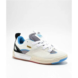 ヴァンズ Vans 【 Mixxa White & Natural Skate Shoes Men's White 】 白色 ホワイト ナチュラル Skate スケート シューズ 運動靴 メンズ 白色 ホワイト