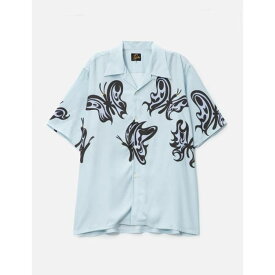 ニードルズ Needles 【 X Kae Tanaka One-Up Shirt Men Light Blue 】 メンズ 青色 ブルー