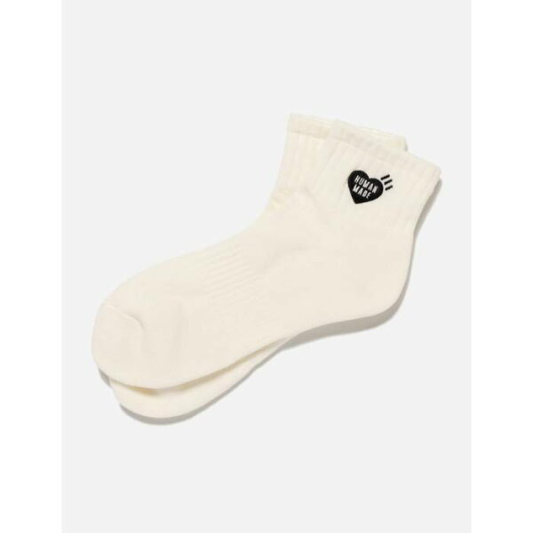 ヒューマンメイド Human Made 【 Pile Short Socks Unisex White 】 ソックス・靴下 ユニセックス 白色 ホワイト