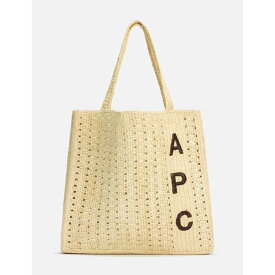 アー・ペー・セー A.p.c. 【 June Tote Bag Unisex Natural / Brown 】 バッグ バッグ 小物 ブランド雑貨 バッグ レディースバッグ ショルダーバッグ メッセンジャーバッグ ユニセックス ナチュラル 茶色