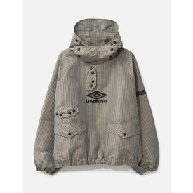 アンブロ Umbro 【 X Slam Jam Smock Check Anorak Men Beige / Black 】 ジャム アノラック メンズ ベージュ 黒色 ブラック