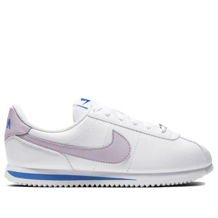 楽天市場 ナイキ コルテッツ 白色 ホワイト Sl White Lilac ジュニア キッズ Nike Cortez Basic Iced Gs Marathon Running Shoes Sneakers White Lilac Soar スニケス