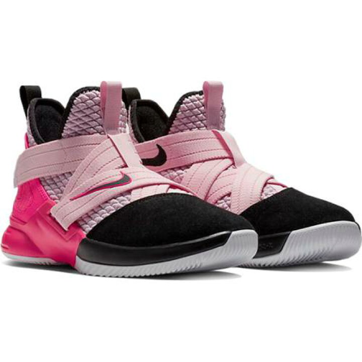 楽天市場 ナイキ レブロン ソルジャー バスケットボール ピンク 黒色 ブラック Pink Foam ジュニア キッズ Pink Nike 12 Gs Basketball Shoes Sneakers Foam Black Hyper スニケス