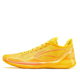 リーニン 黄色 イエロー 橙 オレンジ 白色 ホワイト 'MANGO YELLOW' スニーカー メンズ LI-NING LIREN 4 V2 LOW ABAU037-5 / MANGO YELLOW ORANGE WHITE