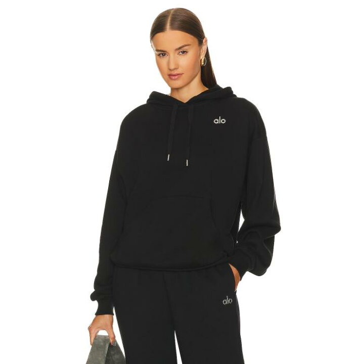 楽天市場】アロー Alo 【 Accolade Hoodie Women Black 】 フーディー 