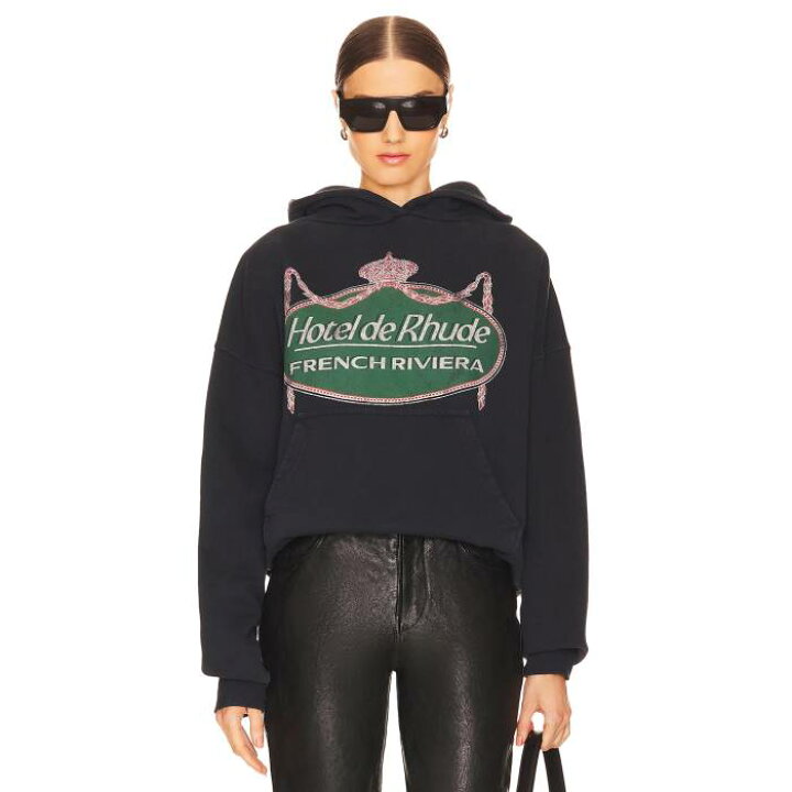 楽天市場】ルード Rhude 【 Riviera Hoodie Women Vintage Black 