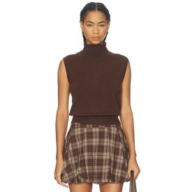 Astr The Label 【 Avah Sweater Women Brown 】 トレーナー レディース 茶色 ブラウン