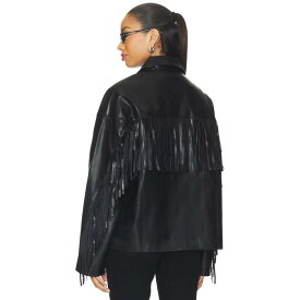 More To Come 【 Mia Faux Leather Jacket Women Black 】 レザー Jacket ジャケット レディース 黒色 ブラック