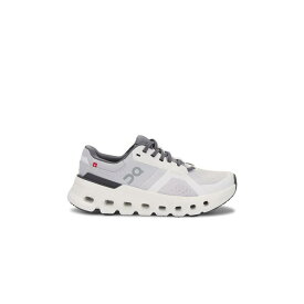 オン On 【 Cloudrunner 2 Sneaker Women Frost &Amp; White 】 靴 スニーカー レディース 白色 ホワイト