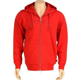 アンディフィーテッド フーディー パーカー 赤 レッド メンズ 【 UNDEFEATED ZIP UP HOODY II (RED) / RED 】 メンズファッション トップス