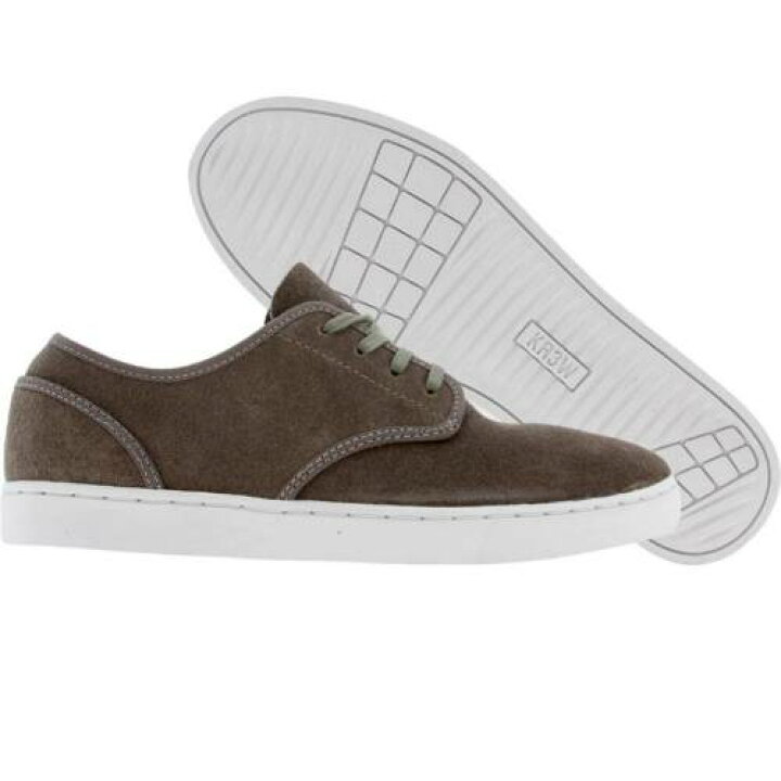 楽天市場 クルー 灰色 グレー スエード スウェード スニーカー メンズ Kr3w Grant Low Grey Oiled Suede スニケス