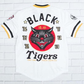 黒色 ブラック タイガース ジャージー 白色 ホワイト イロオチ メンズ 【 IRO OCHI MEN OSAKA BLACK TIGERS AWAY JERSEY (WHITE) / WHITE 】 メンズファッション トップス Tシャツ カットソー