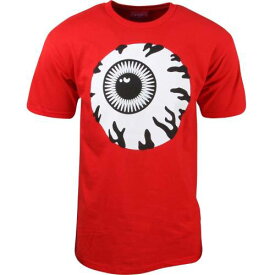 ミシカ ウォッチ 時計 Tシャツ 赤 レッド メンズ 【 MISHKA MEN MONOCHROME KEEP WATCH TEE (RED) / RED 】 メンズファッション トップス カットソー