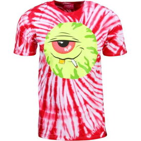 ミシカ ネクタイ Tシャツ 赤 レッド メンズ 【 MISHKA MEN STONEY BALONEY TIE DIE TEE (RED) / RED 】 メンズファッション トップス カットソー