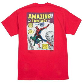 ベイト コミックス Tシャツ 赤 レッド メンズ 【 BAIT X MARVEL COMICS MEN AMAZING SPIDERMAN TEE (RED) / RED 】 メンズファッション トップス カットソー