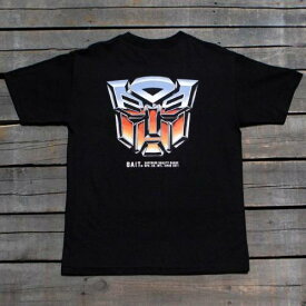 【★スーパーSALE★6/11深夜2時迄】ベイト Tシャツ 黒色 ブラック メンズ 【 BAIT X TRANSFORMERS MEN RETRO AUTOBOTS TEE (BLACK) / BLACK 】 メンズファッション トップス カットソー