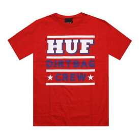 ハフ Tシャツ 赤 レッド メンズ 【 HUF 3 STACK TEE (RED) / RED 】 メンズファッション トップス カットソー