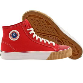 【★スーパーSALE★12/11深夜2時迄】フライヤーズ ハイ 赤 レッド ピーエフ スニーカー メンズ 【 PF FLYERS PF FLYERS MEN CENTER HIGH (RED) / RED 】