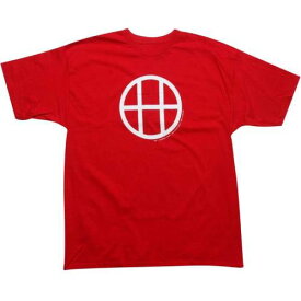 ハフ Tシャツ 赤 レッド メンズ 【 HUF CIRCLE H TEE (RED) / RED 】 メンズファッション トップス カットソー