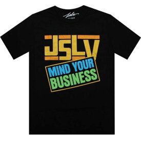 ジャスリブ Tシャツ 黒色 ブラック メンズ 【 JSLV MIND YOURS TEE (BLACK) / BLACK 】 メンズファッション トップス カットソー