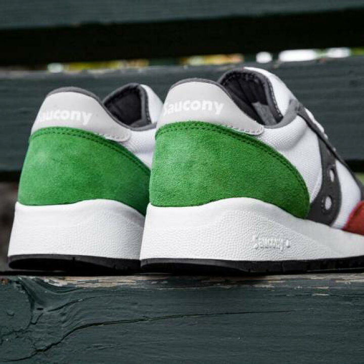 楽天市場 サッカニー ジャズ 赤 レッド 白色 ホワイト 緑 グリーン スニーカー メンズ Red Green Saucony Men Jazz 91 White スニケス