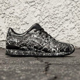 ゲルライト 黒色 ブラック アシックスタイガー スニーカー メンズ 【 ASICS TIGER ASICS TIGER MEN GEL-LYTE III - MARBLE PACK (BLACK / BLACK) BLACK BLACK 】