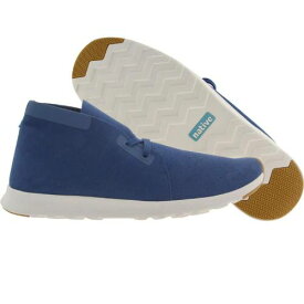 ネイティブ チャッカ シェル 青色 ブルー 白色 ホワイト スニーカー メンズ 【 NATIVE MEN APOLLO CHUKKA (BLUE / VICTORIA SHELL WHITE) BLUE VICTORIA SHELL WHITE 】