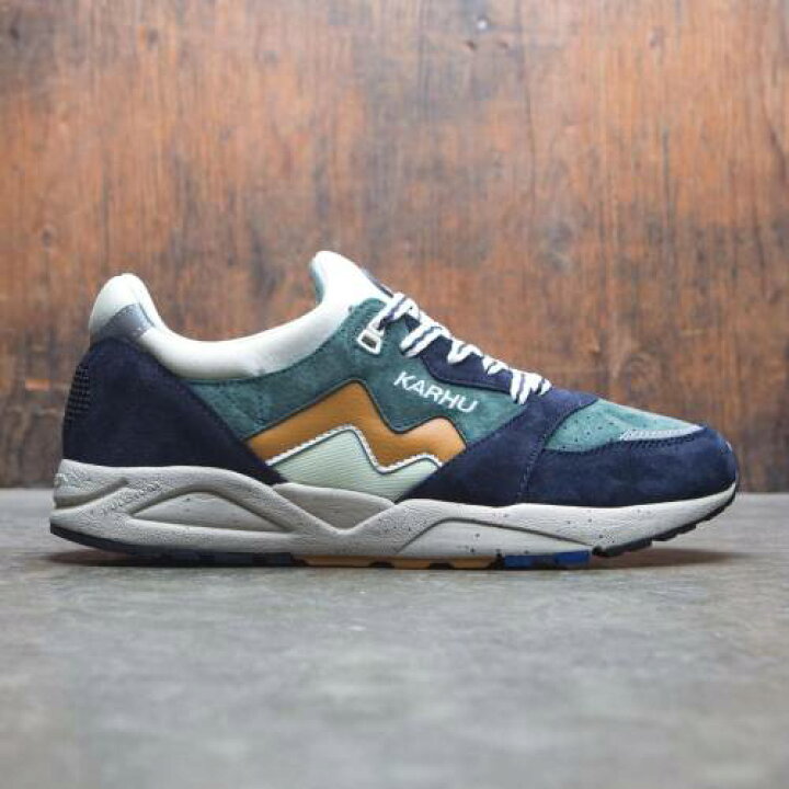 楽天市場 カルフ ナイト スカイ 黒色 ブラック 緑 グリーン スニーカー メンズ Green Karhu Men Aria Night Sky Black June Bug スニケス