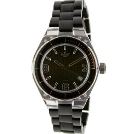 【★スーパーSALE★6/11深夜2時迄】アディダス ナイロン ウォッチ 時計 黒色 ブラック メンズ 【 ADIDAS CAMBRIDGE NYLON MIDSIZE WATCH (BLACK / CLEAR) BLACK CLEAR 】 腕時計 メンズ腕時計 ※入荷時に電池が切れの場合もありますので予めご了