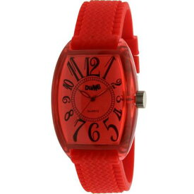 ダム ウォッチ 時計 赤 レッド メンズ 【 DUMB ANALOG WATCH (RED) / RED 】 腕時計 メンズ腕時計 ※入荷時に電池が切れの場合もありますので予めご了承ください。