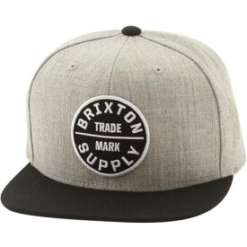 ブリクストン スナップバック バッグ キャップ キャップ 帽子 灰色 グレー グレイ 黒色 ブラック メンズ 【 BRIXTON OATH III SNAPBACK CAP (GRAY / BLACK) GRAY BLACK 】 メンズキャップ 帽子