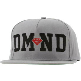 ダイヤモンド サプライ スナップバック バッグ キャップ キャップ 帽子 黒色 ブラック 灰色 グレー 赤 レッド ダイアモンドサプライ メンズ 【 DIAMOND SUPPLY CO DIAMOND SUPPLY CO DMND SNAPBACK CAP (GREY /