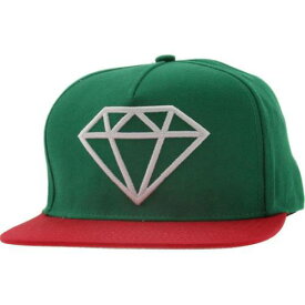 ダイヤモンド サプライ スナップバック バッグ キャップ キャップ 帽子 赤 レッド 緑 グリーン 白色 ホワイト ダイアモンドサプライ メンズ 【 DIAMOND SUPPLY CO DIAMOND SUPPLY CO ROCK SNAPBACK CAP (GREEN /